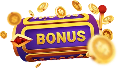 Slotrol met het woord BONUS en gouden munten als symbool voor beloningen bij One Casino
